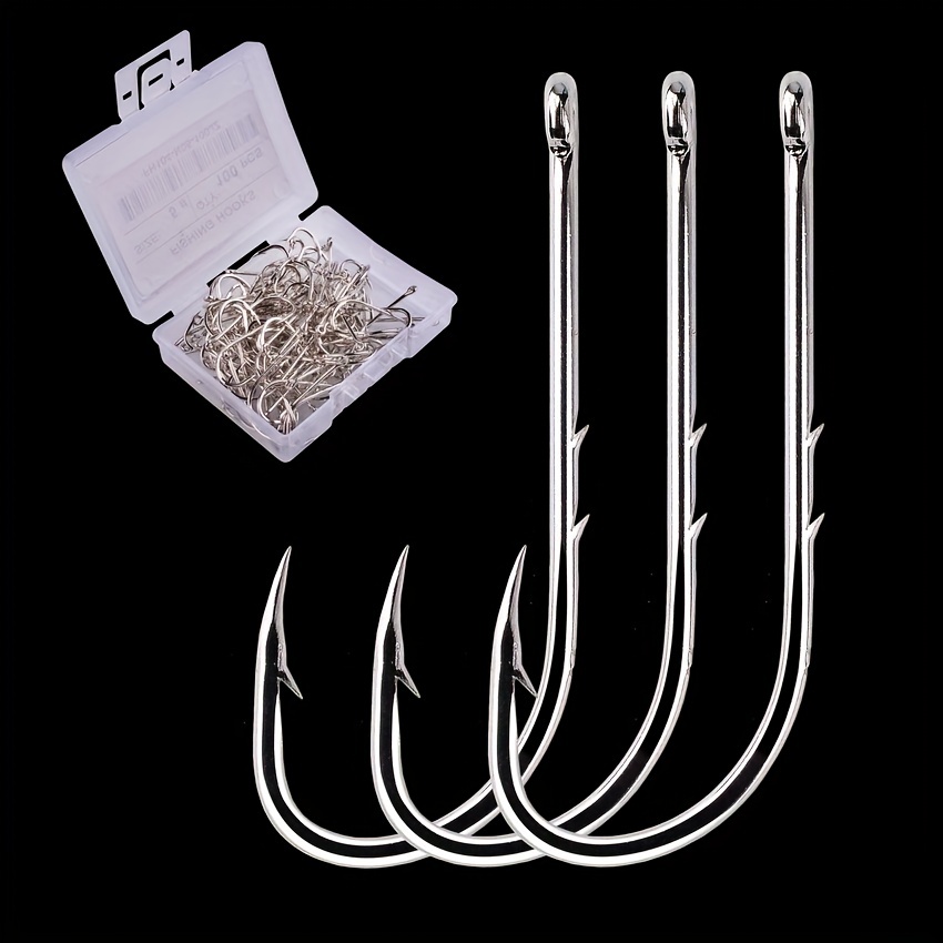 10 boxes hooks/lot Japan fishing hooks with tube barbed ring crochet hook  fishing equipment hooks with ring fishing tackles