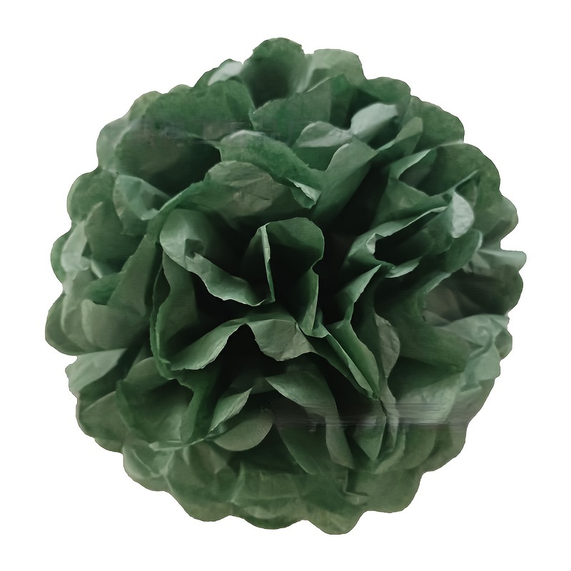 Green Tissue Paper Pom Poms Wedding Party Decorations Set - Temu