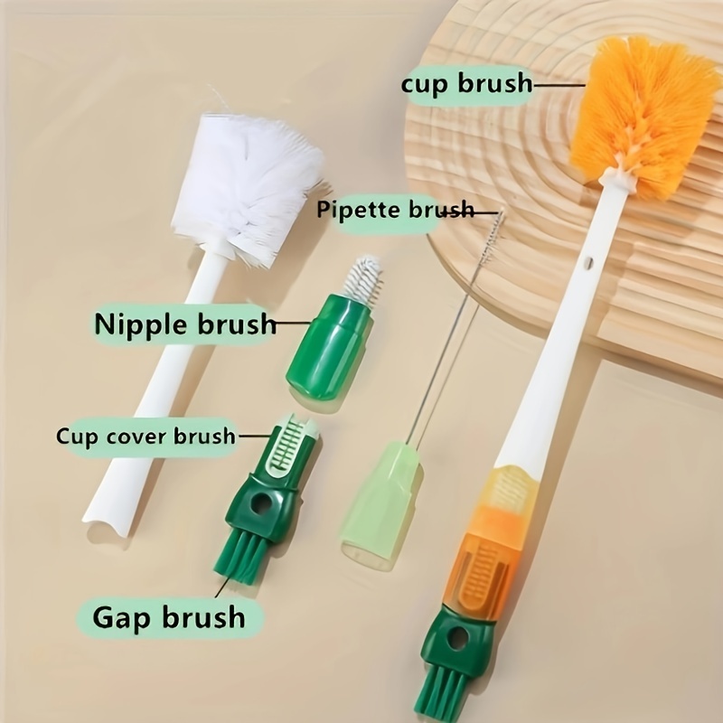 1 Multipurpose Bottle Cleaner Brush Cup Cover Cleaning - Temu