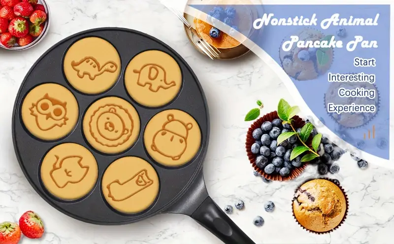Pancake Pan Nonstick Animal Pancakes Mini Pancake Maker Kids - Temu