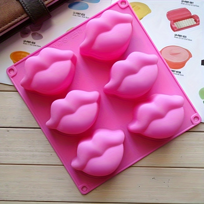 

1pc 3d Mouth Lips Shaped Fondant Cake Silicone Mold For Polymer Clay Chocolate Mold, Pastry Soap Candy Making Mold, Cake Decoration Tools, Baking Tools, Diy Supplies