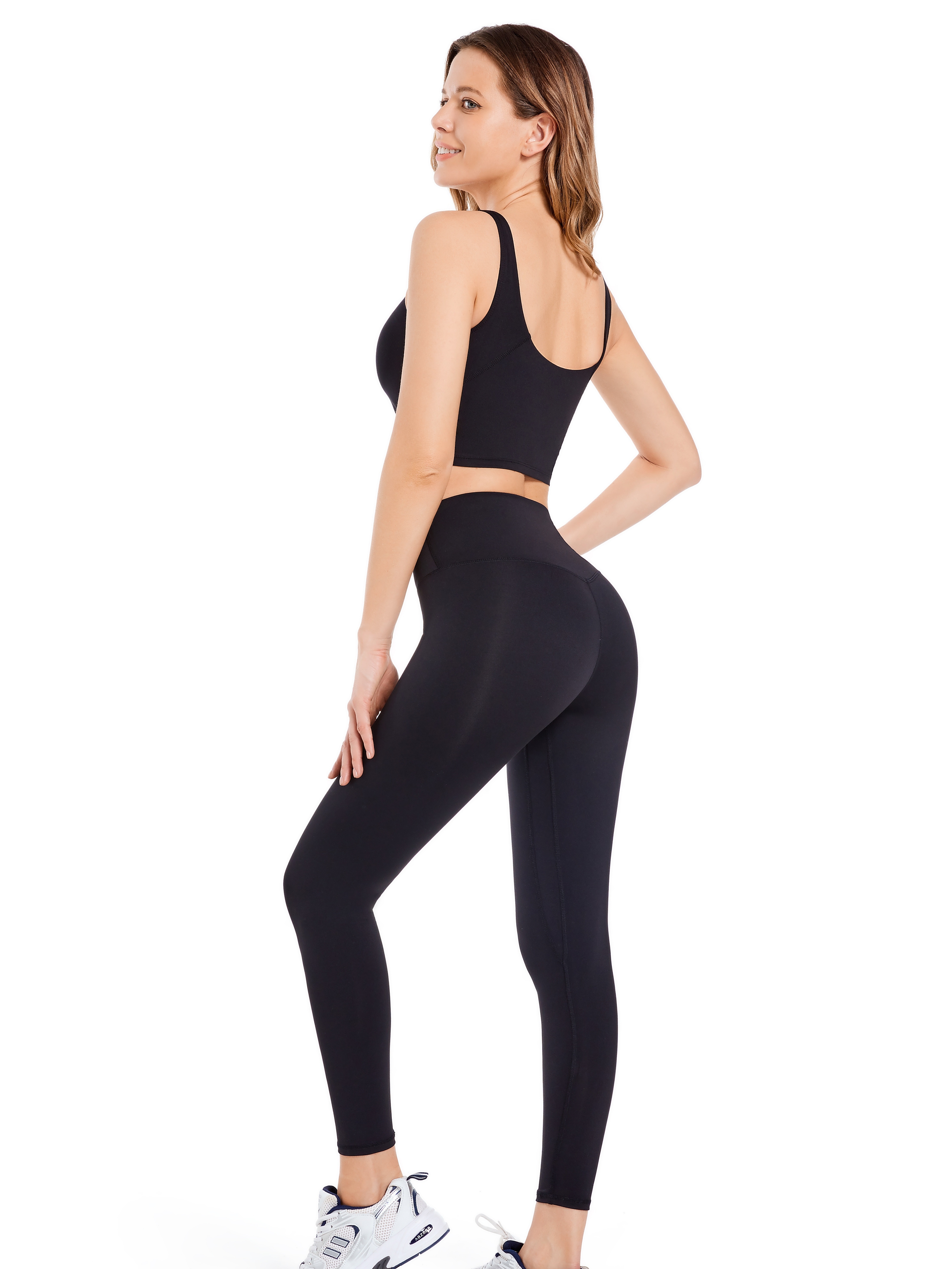 Big and Tall Workout Tights Sports Long Leg Elastic Pants Fitness Yoga Pants  Thin Yoga Pants (Black, M) at  Women's Clothing store