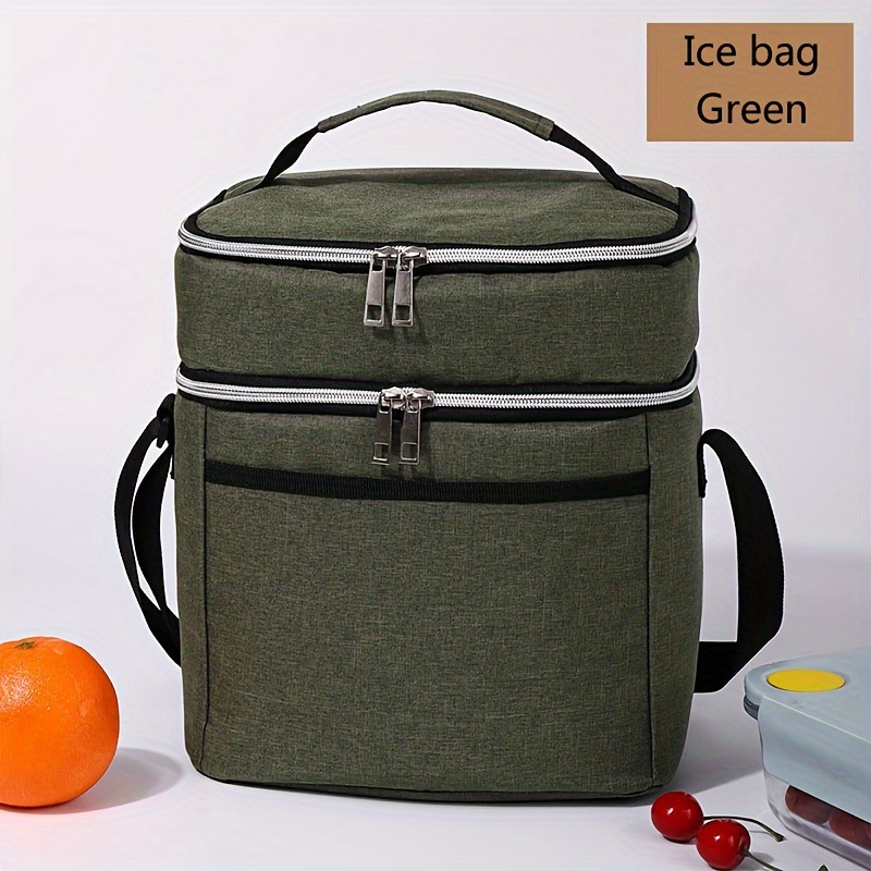 Portable Insulated Bento Bag, Large Capacity for Outdoor Picnic