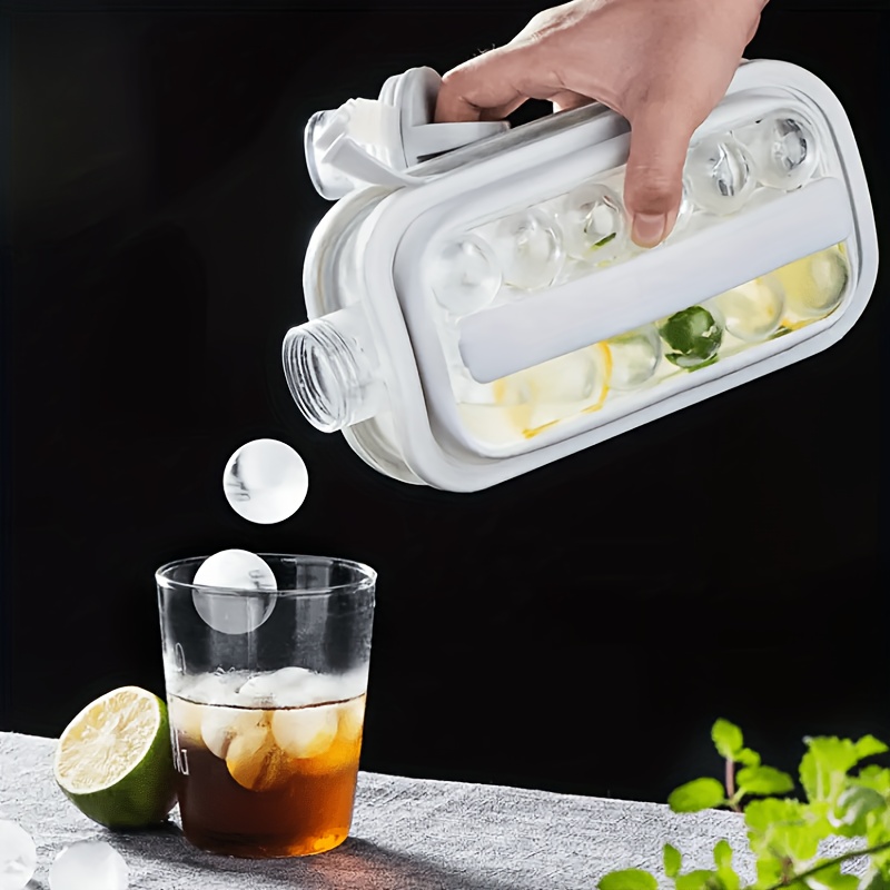 Portable Ice Ball Maker 1 Ice Cube Trays, Creative Ice Bottle Cubic  Container With Cooling Ice Cube Molds For Cocktail,coffee,  Whiskey,champagne, Beer, Juice - Temu