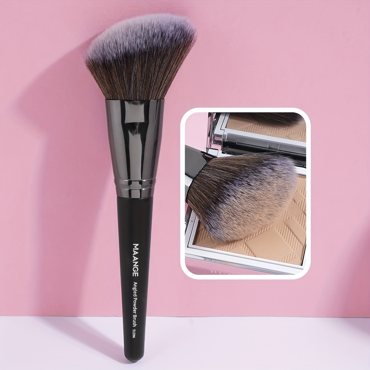 

1pc Angled Top Blush Brush, Contour Brush Cheek Blush Brush Foundation Brush Soft Bristles Makeup Brush Cosmetic Brush Makeup Tools