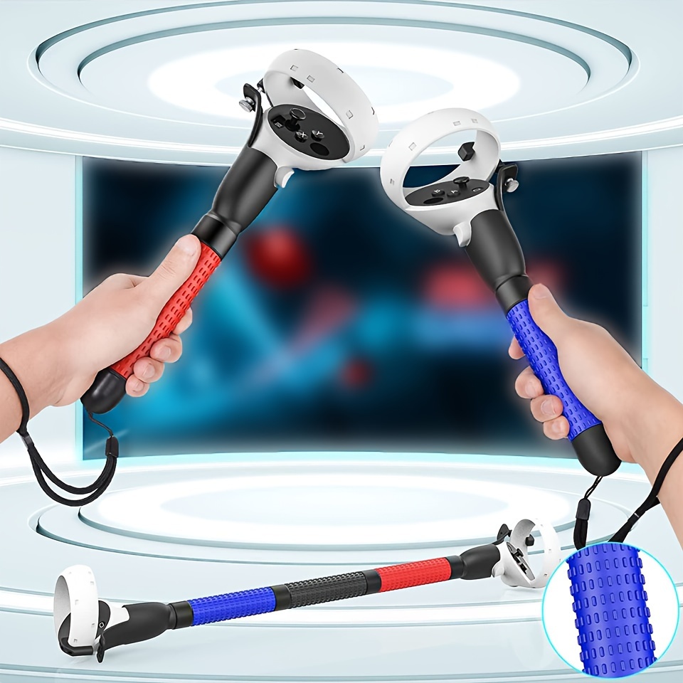 Controller Handle Extension Grips Accessories For * Quest 2 Playing Beat  Saber Golf Club Attachment First Person Tennis