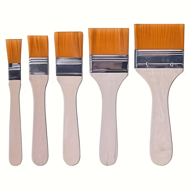 5 Set Pennelli Pittura Artistica Varie Dimensioni In Nylon - Temu