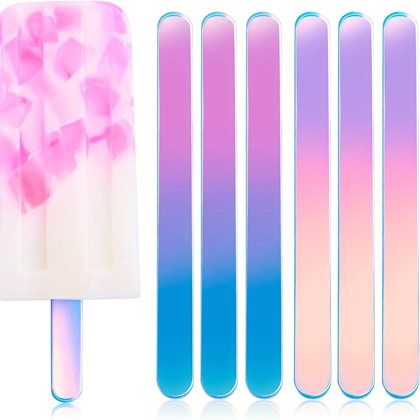 Clear Candy Sticks Reusable Acrylic Lollipop Cake Pops Sticks Stirring Rod  For Family Home Festival Party Diy Creamsicle Candy Chocolates (100 Pieces