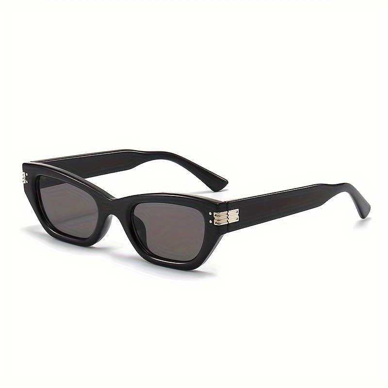 Fashion Retro Y2k Rectangle Sunglasses Cat Eye Shades Sun Glasses