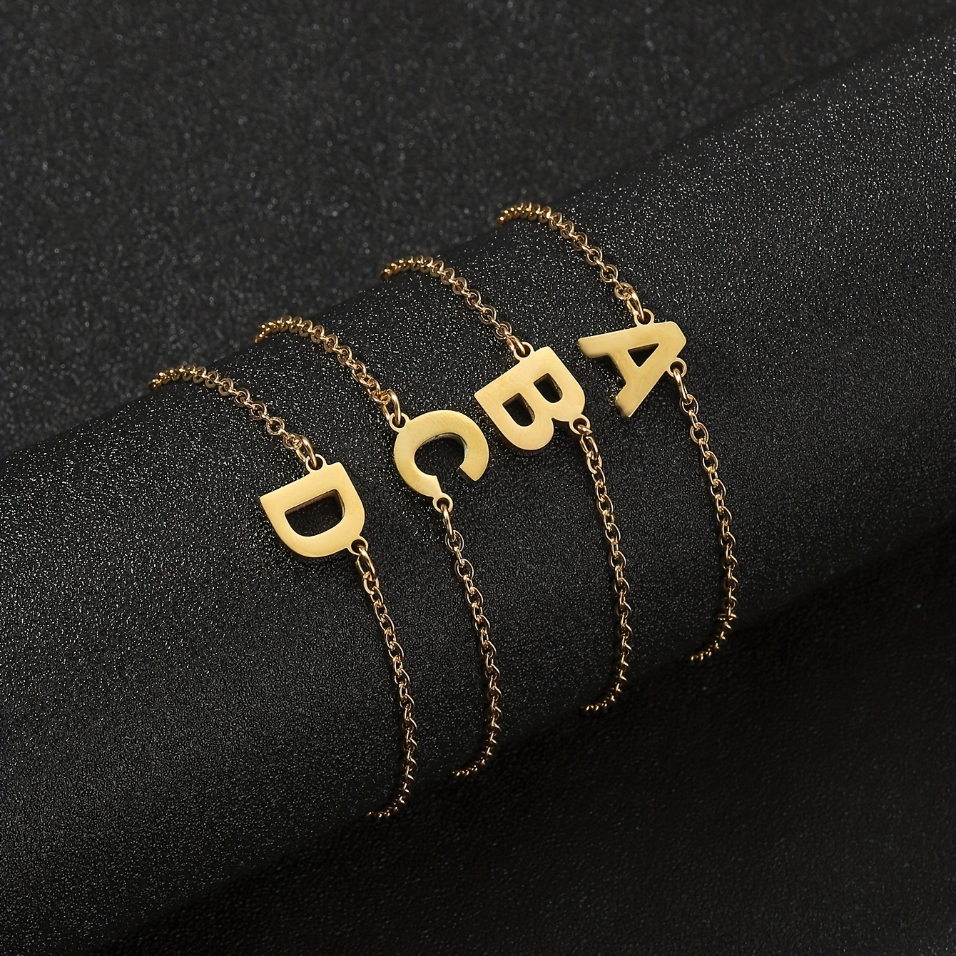 Gold Color Initial Anklets Bracelets For Women Stainless Steel Alphabet  Letter Anklet Name Leg Bracelet A/B/C/K Christmas Gifts
