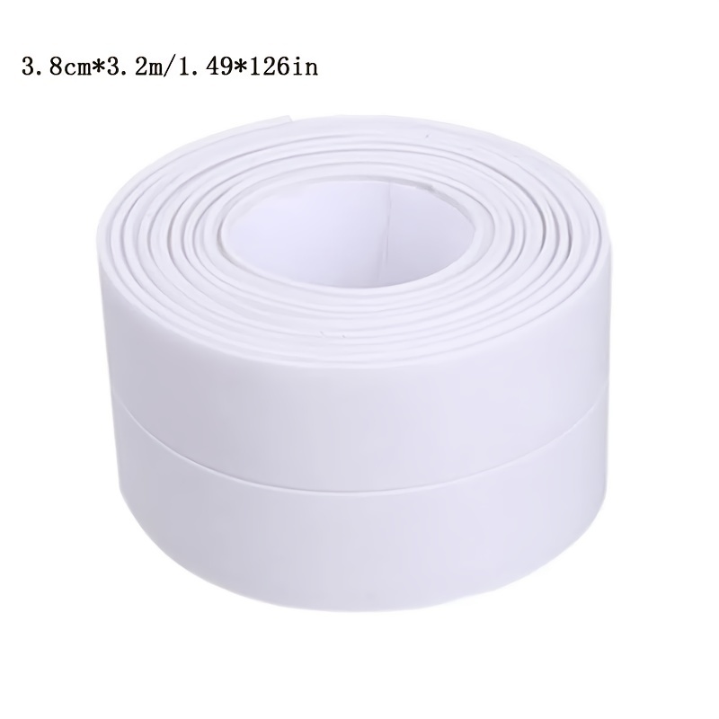 Cintas de sellado adhesivas de PVC para baño, cintas de sellado  impermeables para ducha, lavabo y cocina