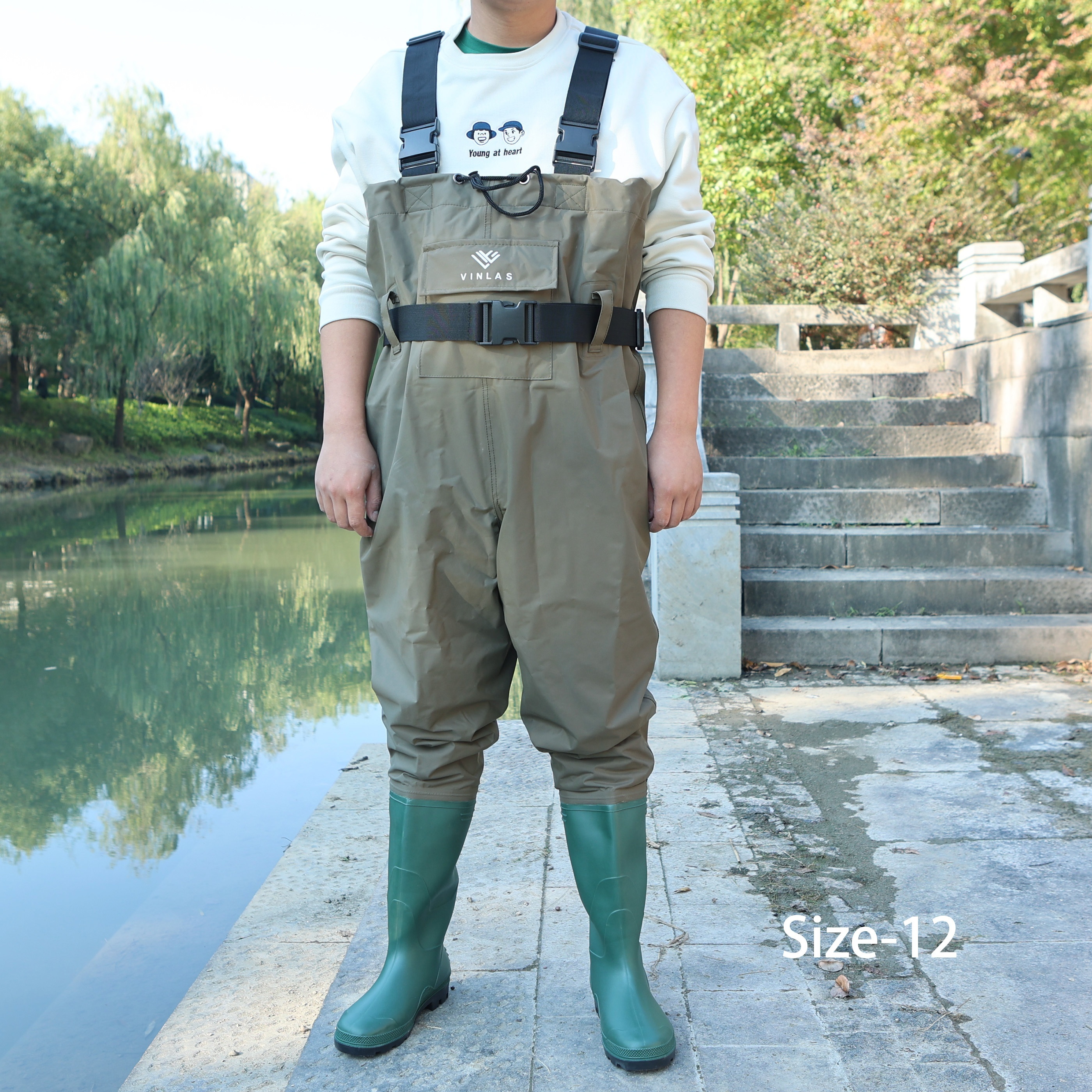Fishing Waders With Boots And Lightweight Pants Waterproof For Men And  Women