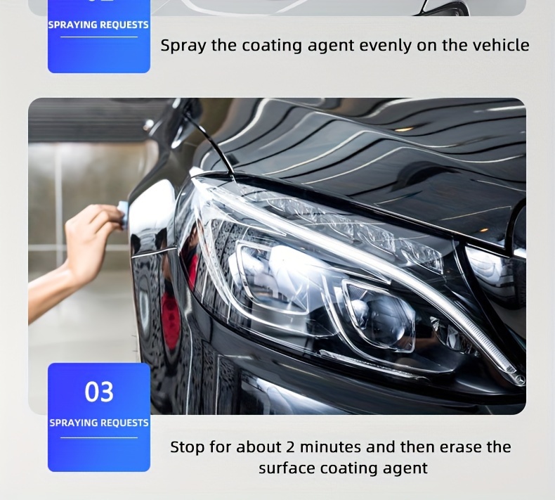 Car Coating Agent Nano Crystal Hand Spray 500ML Car Paint Waxing
