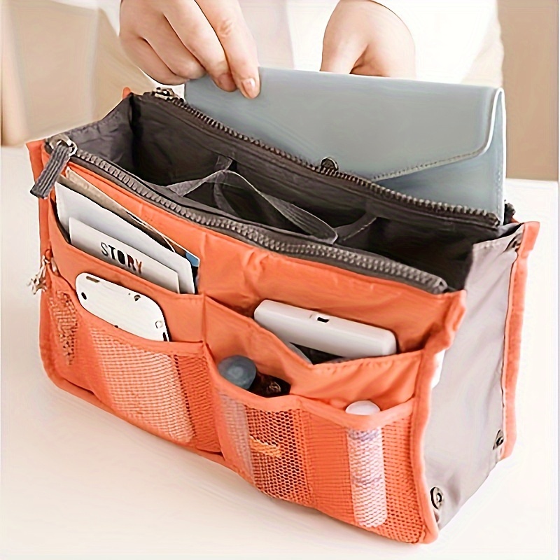 Jumbo Double Zipper Cosmetic Bag