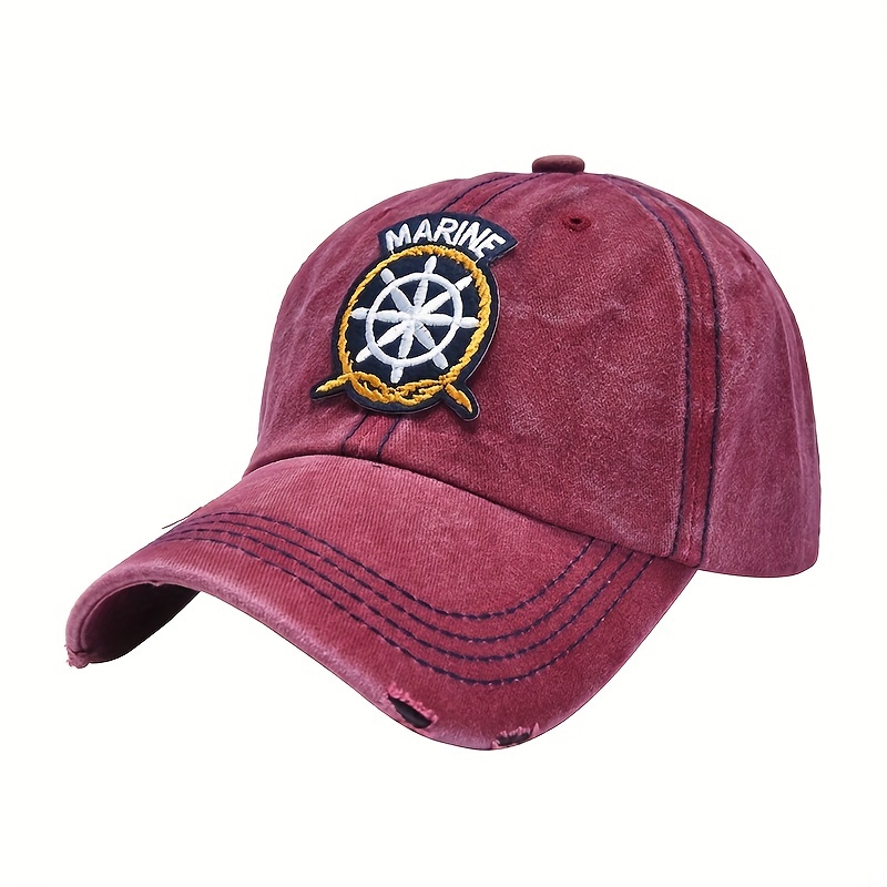 Sturdy Washed Baseball Cap Dad Hat Adjustable Retro Cap