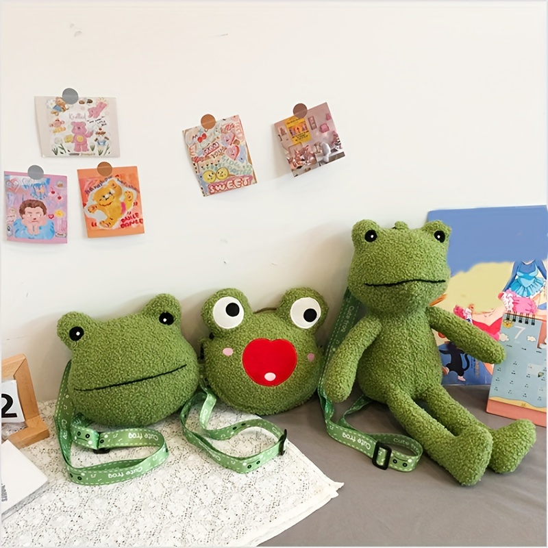 Cute Ugly Cute Frog Doll Messenger Bag Girls Shoulder Bag - Temu Canada