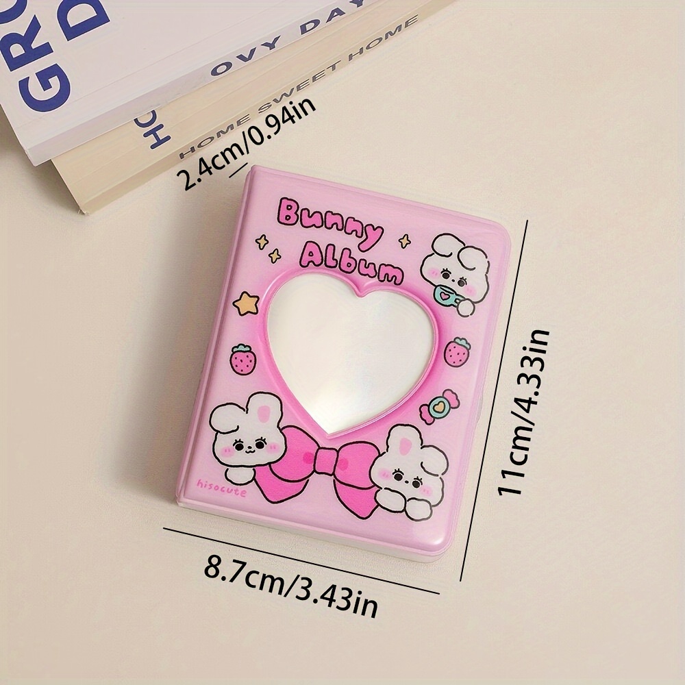 Mini Photo Book Album Cute Animal Card Book Can Hold 40 - Temu