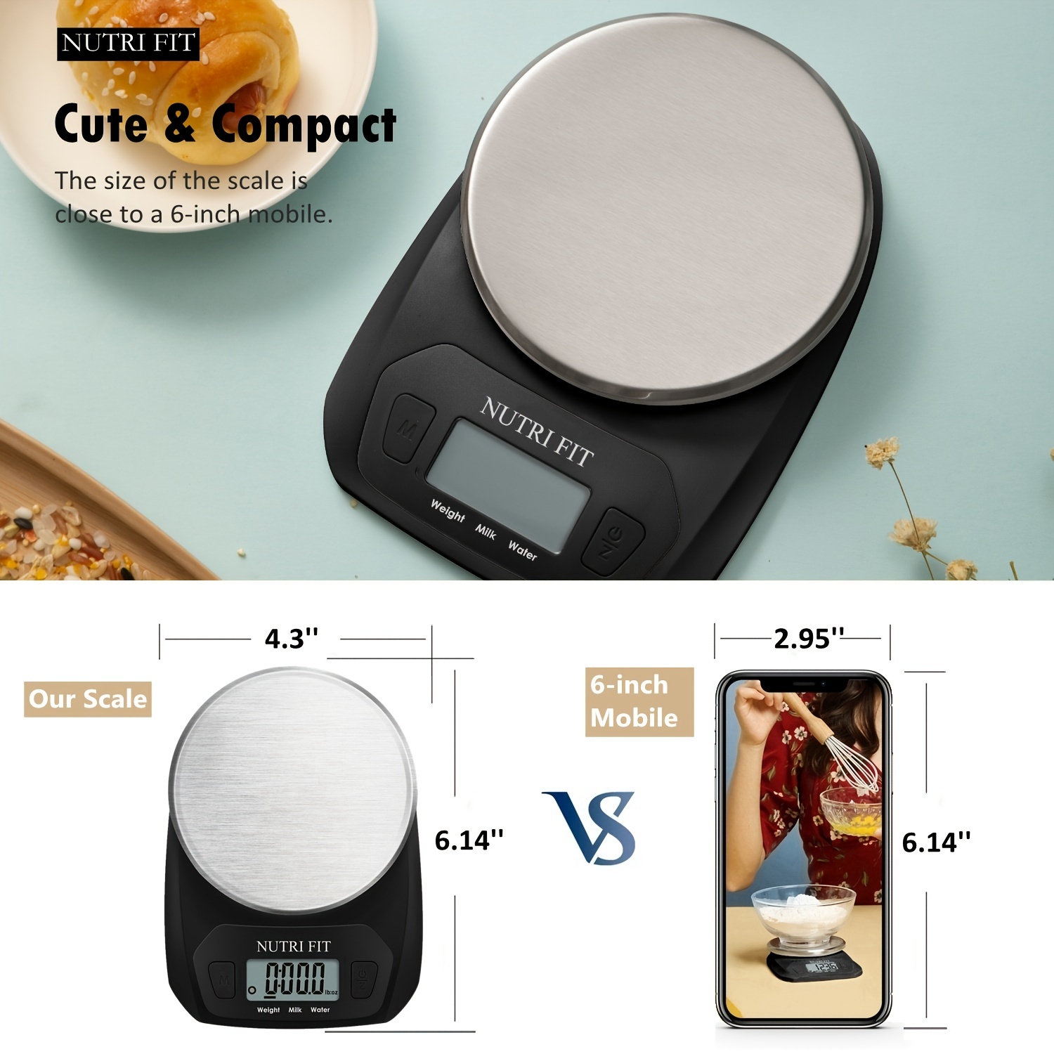 Digital Food Weight Scale: Accurately Measure Grams Ounces - Temu