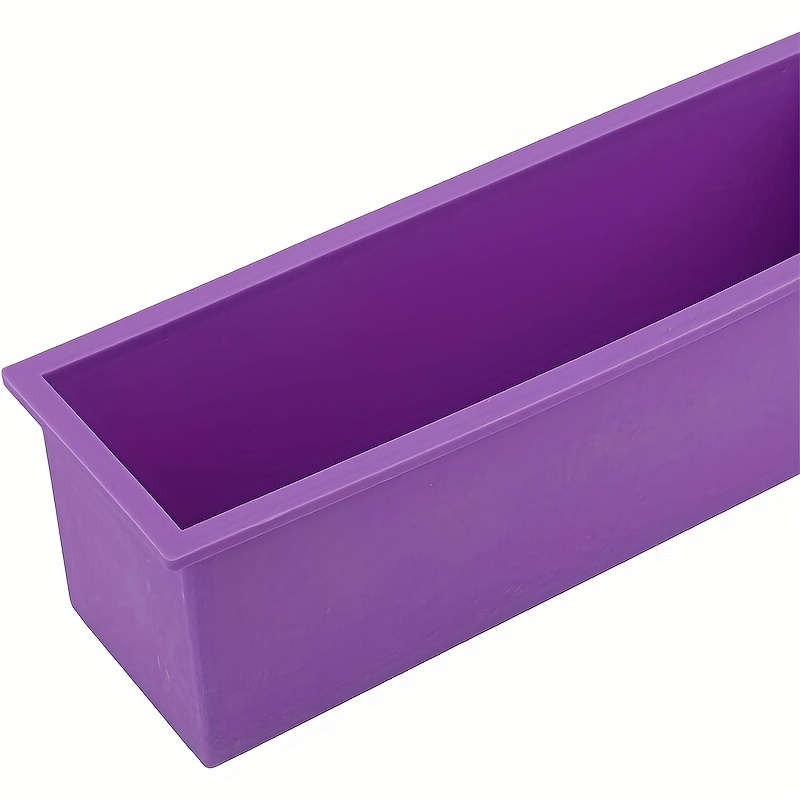 1pc, Silicone Soap Mold With Wooden Box 74.39oz Large Rectangle Silicone  Soap Mold 4.85LB High Quality Durable