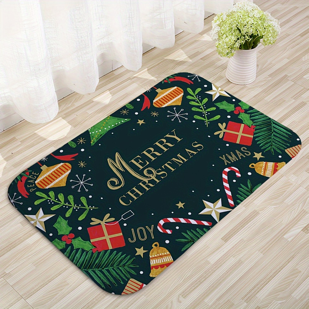 Joy Doormat Winter Doormat Joy Decor Christmas Doormat 