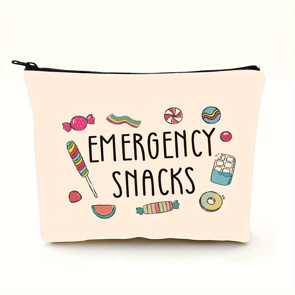 

1pc Snack Bags, Emergency Food Bag For Women Trip Gifts Favors Travel Bag For Friends Graduation Gifts For Her Emergency Bag For Besties Best Friend Bff Emergency Snacks Makeup Bag