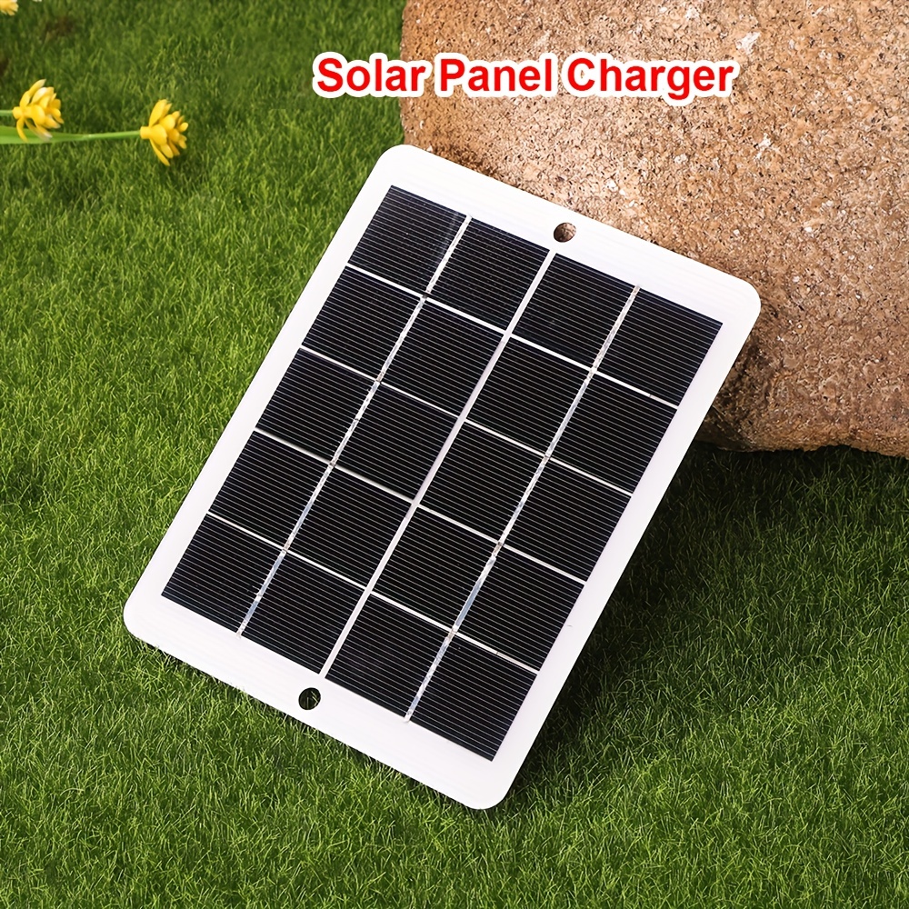 Solar Portable Charging Panel Outdoor Waterproof Solar Usb - Temu