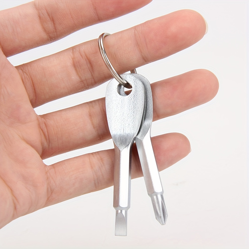 Portable Phillips Slotted Screwdriver Outdoor Key Ring - Temu