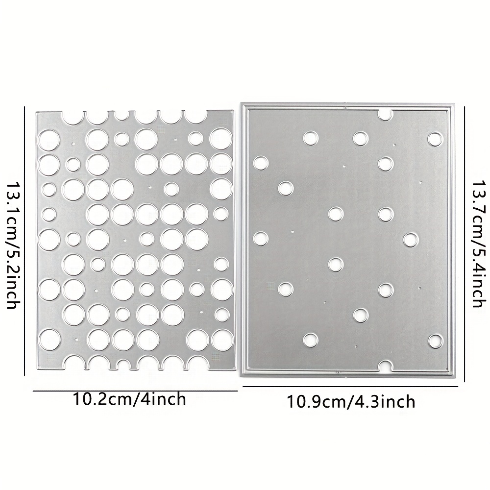 Dots Pattern Metal Die Cuts For Card Making Cutting Dies For - Temu