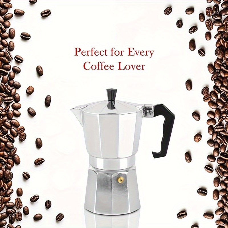 Mocha Coffee Pot Stove Top Espresso Maker Tool,Coffee Maker Coffee Pot Cup  Easy Clean for Home Office Coffee