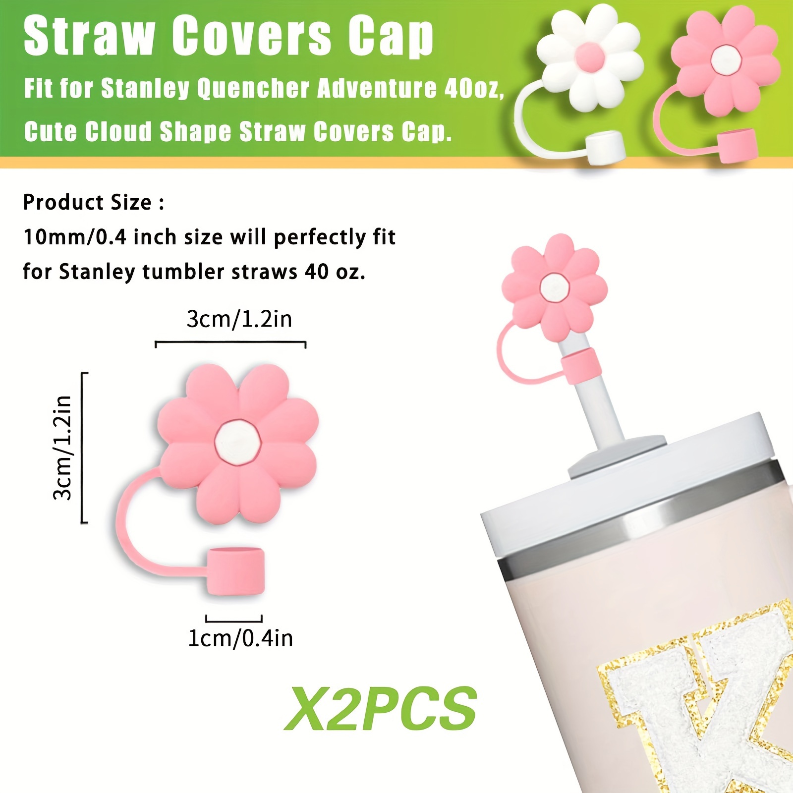Butterfly Stanley Cup Accessories Straw Covers For - Temu