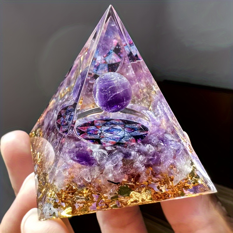 1 Pietra Meditazione Piramide Dellorgano Curativo, Migliora Larredamento  Casa E Bilancia Energia Oggetti Scena Foto Meditazione, Cristalli Piramide  Orgone, Artigianato Cristallo, Meditazione, Energia, Salute, Te, Regali