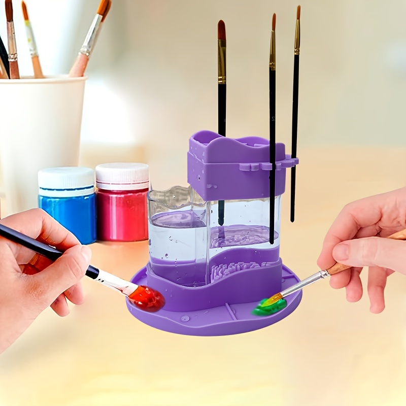 Artist Fan Paintbrush Set Soft And Flak proof Nitron - Temu