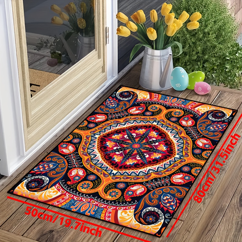 Boho Door Mat Indoor Doormat, Welcome Mat, Non-slip Floor Mat, Entryway Rugs  Home Decor Room Decor - Temu United Arab Emirates