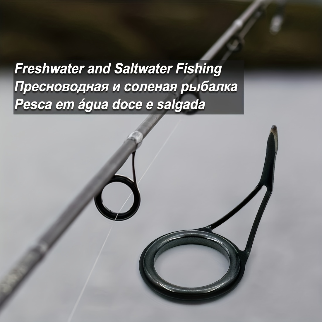45pcs Big Sizs 2.8-5.5mm Sea Fishing Rod Pole Guide Tip Top Ring