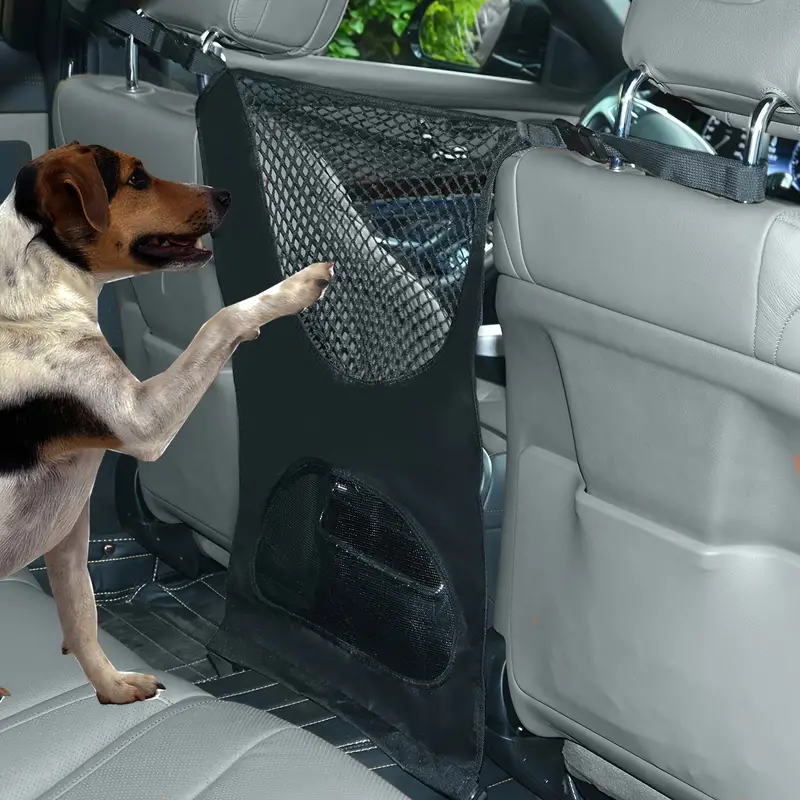 Rete Divisoria Per Auto Per Cani Barriera Per Animali Domestici Rete  Divisoria Per Auto Per Cani Con Cintura Di Regolazione Per Veicolo  Universale