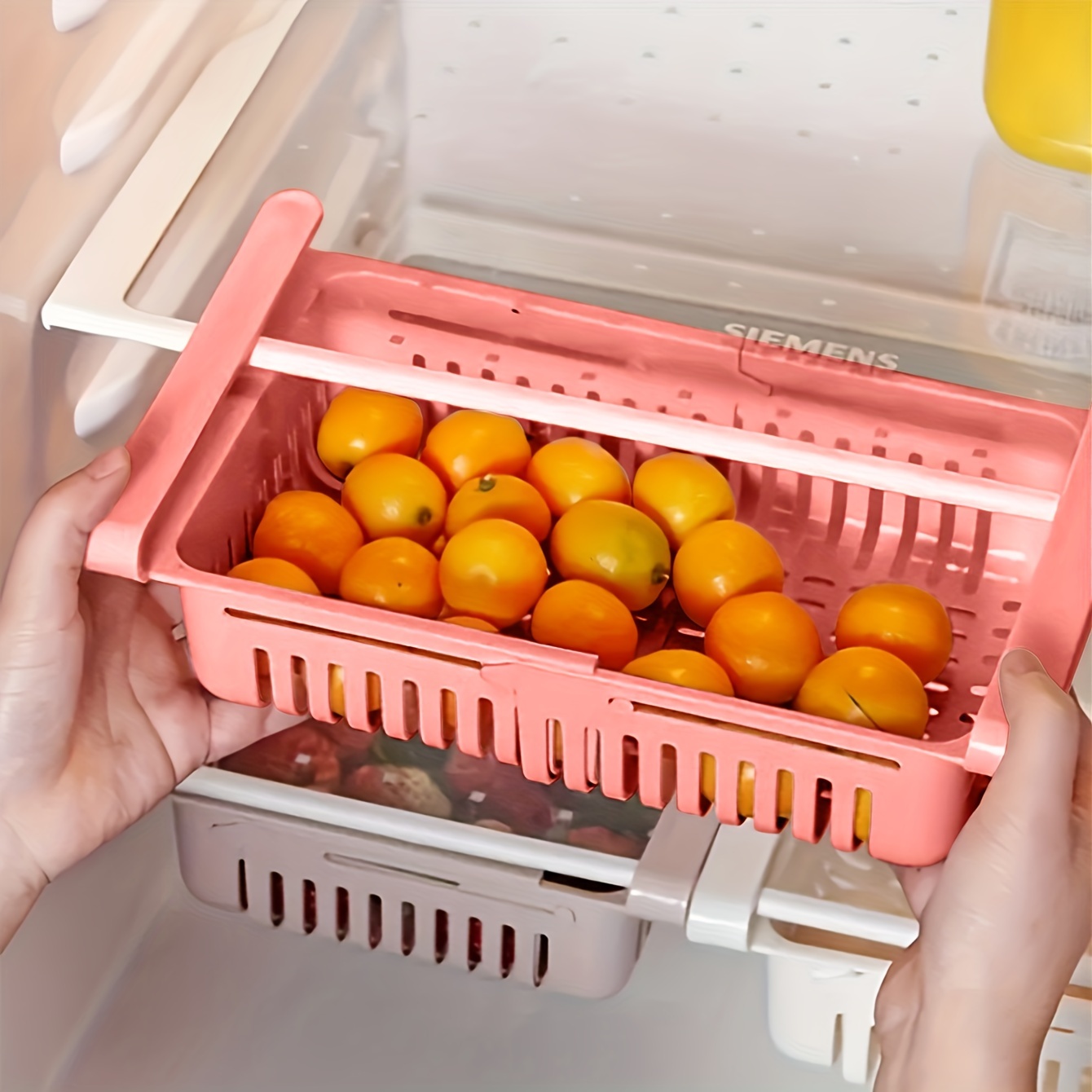 Refrigerator Storage Basket Household Kitchen Refrigerator - Temu