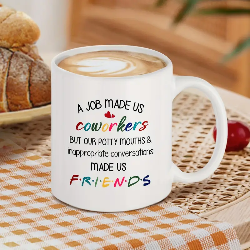 Coworkers Coffee Mug, White Ceramic Mug, Funny Gifts For Coworkers, Friends,  Females, Work Bestie Gifts For Women, Thoughtful Best Friends, Office  Appreciation, Thank You Gift For Coworkers - Temu