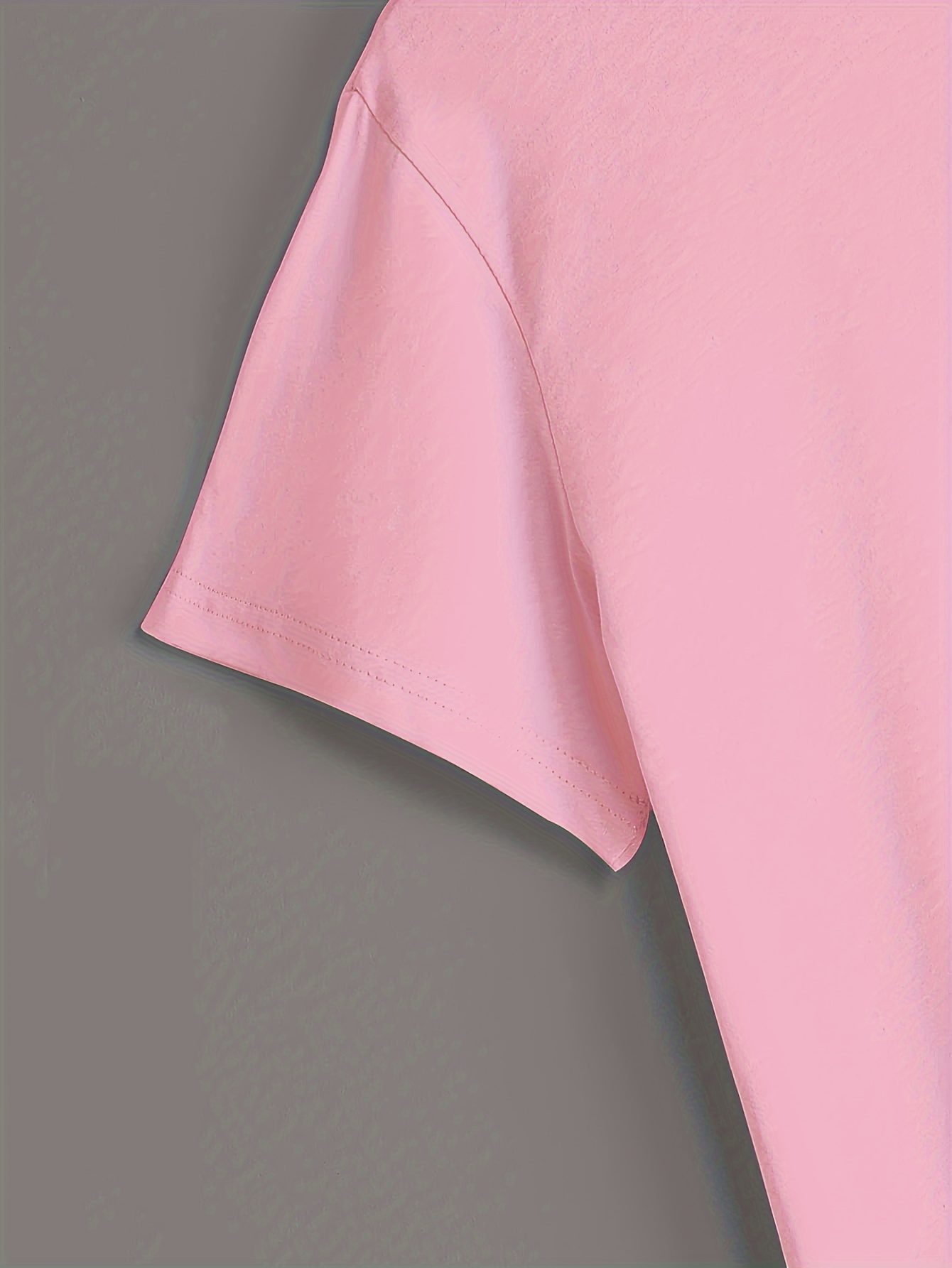 Solid Color Crew Neck T-shirt, Casual Short Sleeve T-shirt For Spring & Summer, Women's Clothing