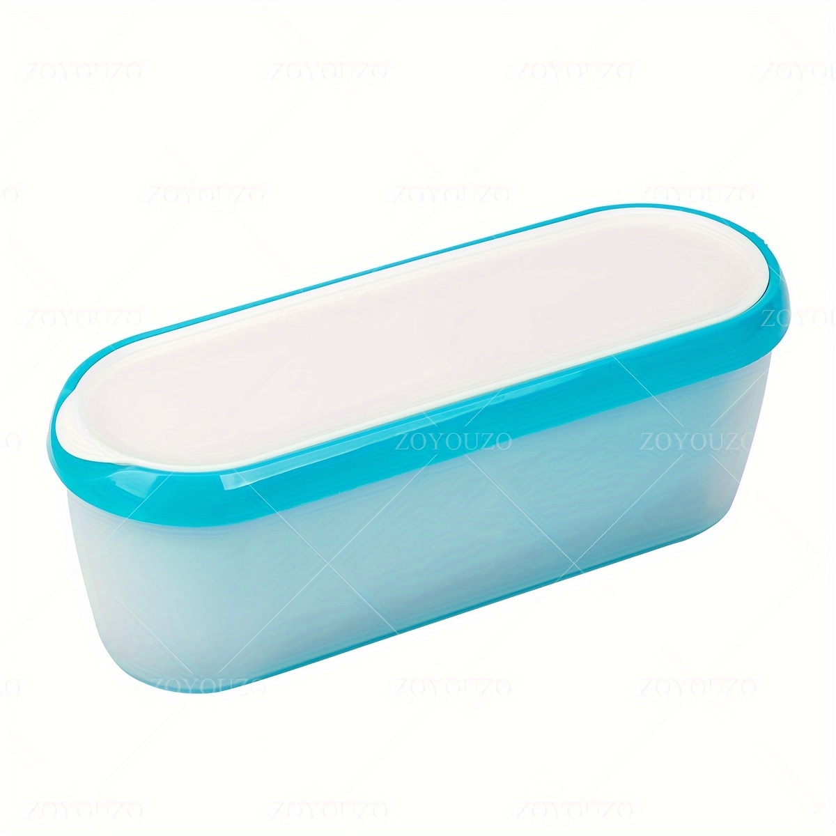 Home Kitchen Rectangular Ice Cream Box Plastic Pp Storage - Temu