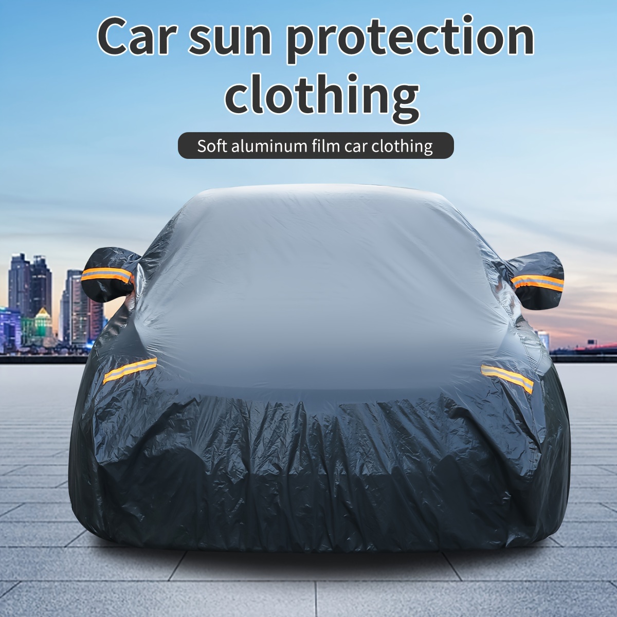 Housse de voiture imperméable à l'eau avec bande réfléchissante Ultra  épaisse écran solaire couverture automobile pour voiture