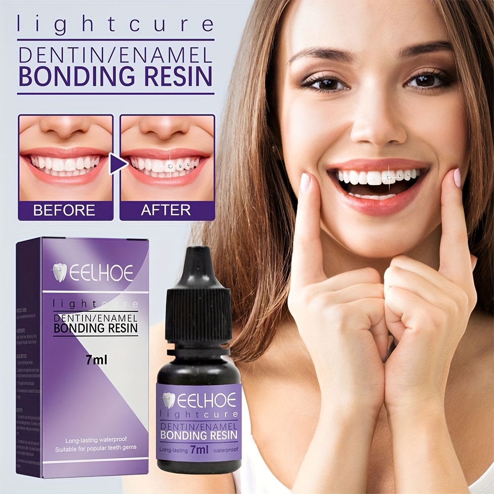 Tooth Gems Glue, Bonding Resin Curing Teeth Rhinestone - Diy Tooth Gem  Decoration Confident Smile Bottle - Temu Luxembourg
