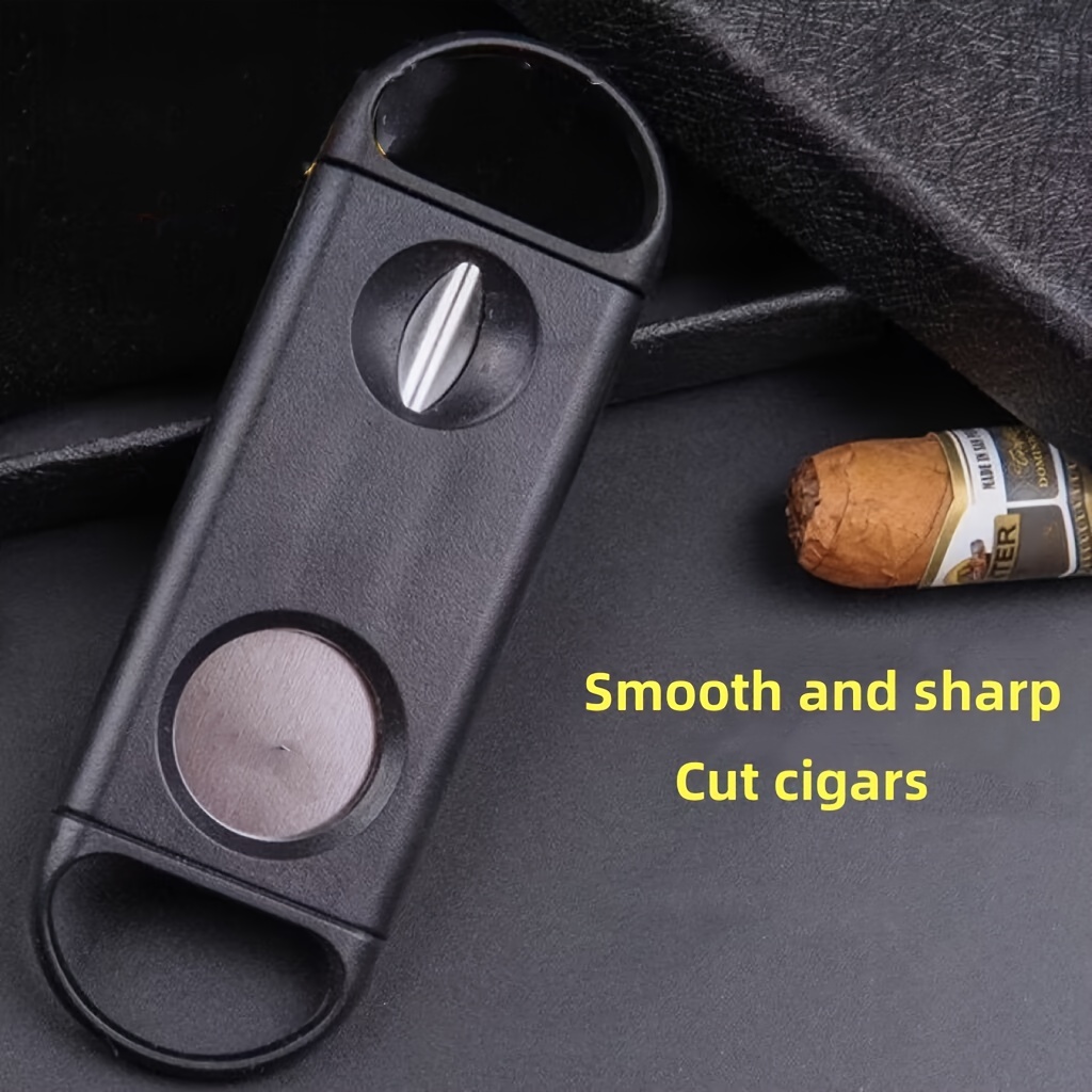 Plastic Cigar Cutter Scissors Knife Smoking Accessories Pipe Blunt