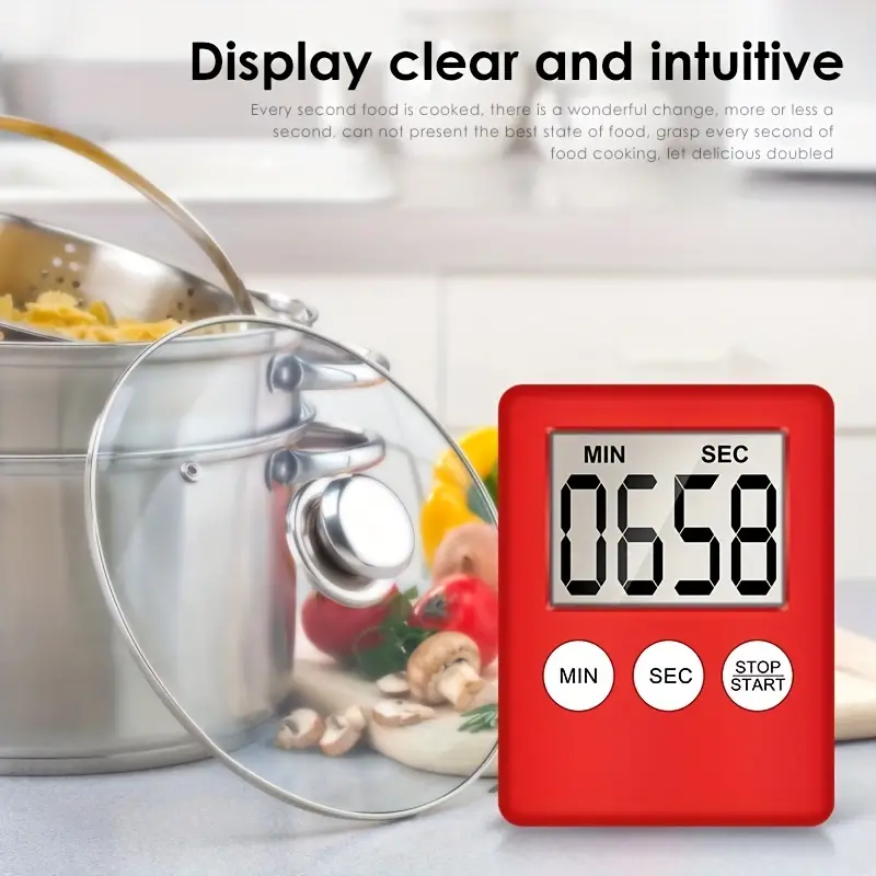 Timer, Digital Kitchen Timer, Countdown Up Cooking Timer, Loud Alarm Magnet  And Stand Timer, Classroom Timer For Teachers, Classroom Timer, Ultra-thin Digital  Timer, Kitchen Accessaries, Dorm Essenitals, Cool Stuff - Temu
