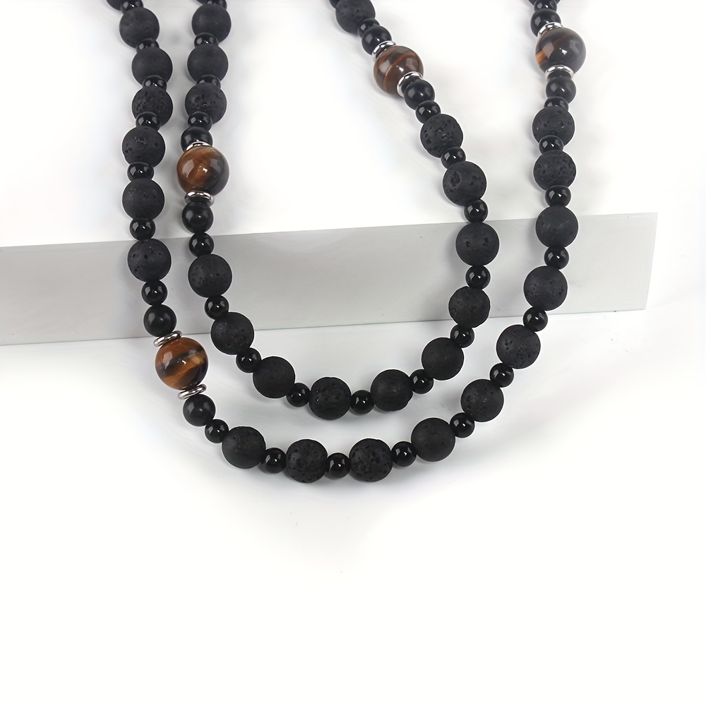 String of beads on sale necklace