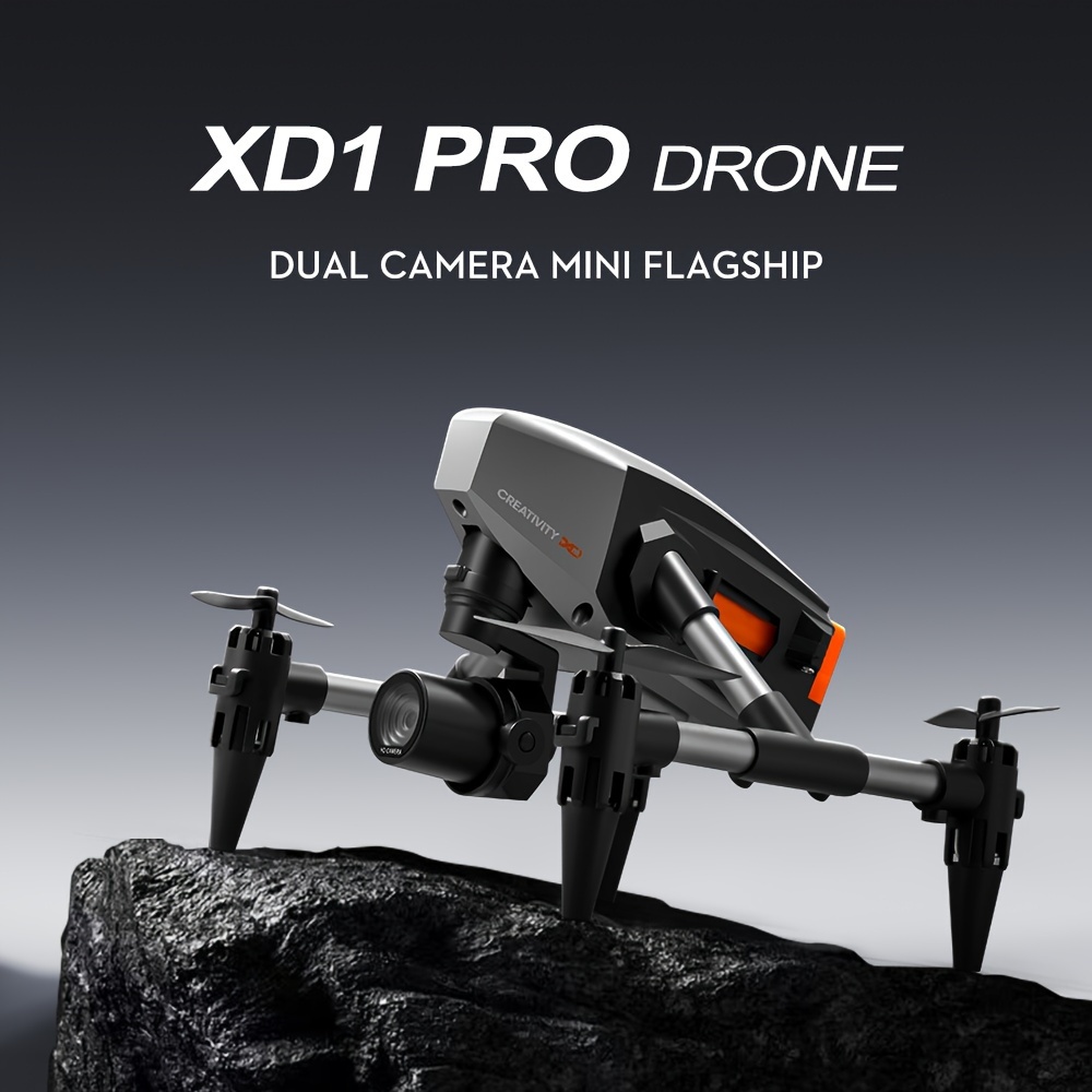 Dron con cámara 4K Dual HD, cámara RC Quadcopter 1080P mejorada 2023 Cámara  FPV Drone plegable regalo para adultos y niños, evitar obstáculos