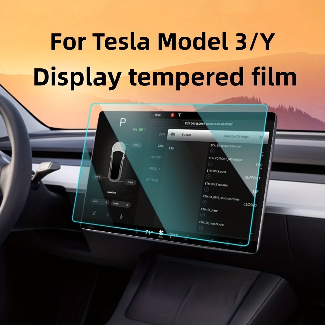 Tesla Model 3 / Y Center Dash Touchscreen Protector Covers - High