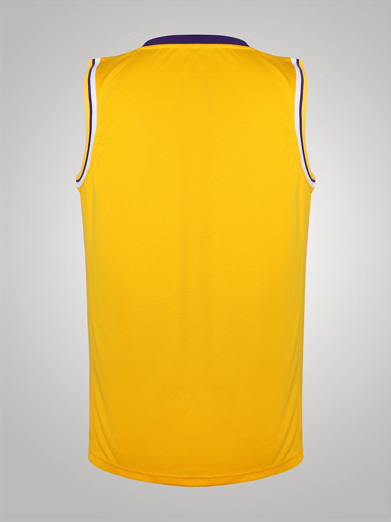 Men's Solid Basketball Jersey, Active Slightly Stretch Breathable Moisture  Wicking Sleeveless Basketball Shirt For Outdoor