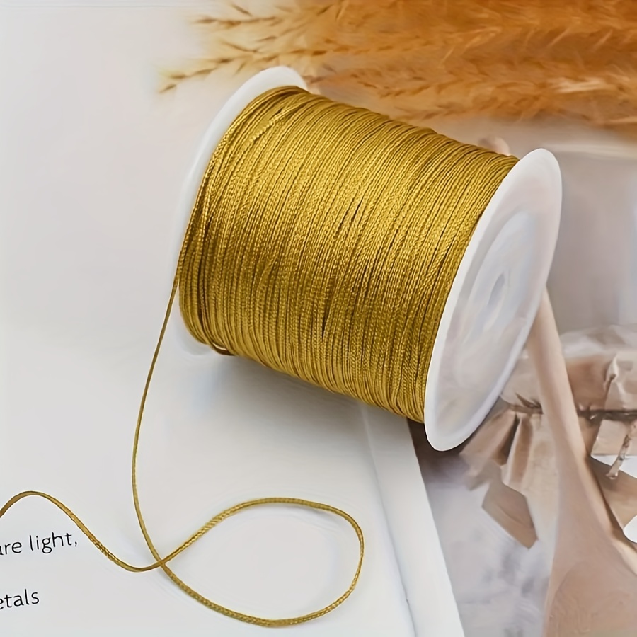 Golden Wire Thread Hanging Tag Rope Crafts Gift Packaging - Temu