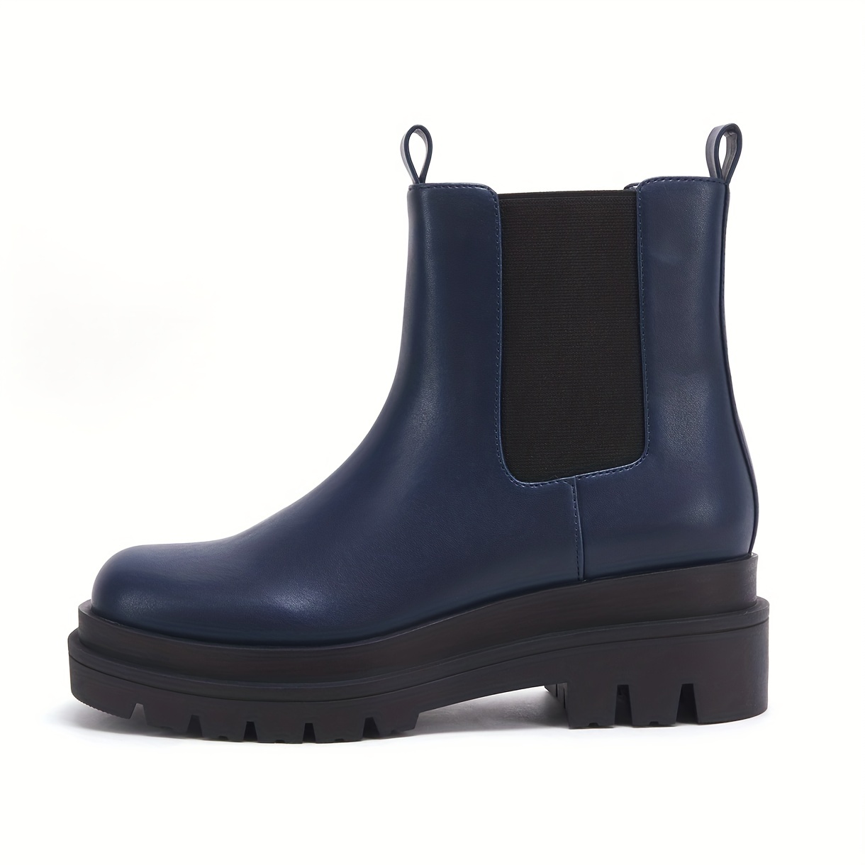 Navy blue chelsea hot sale boots womens