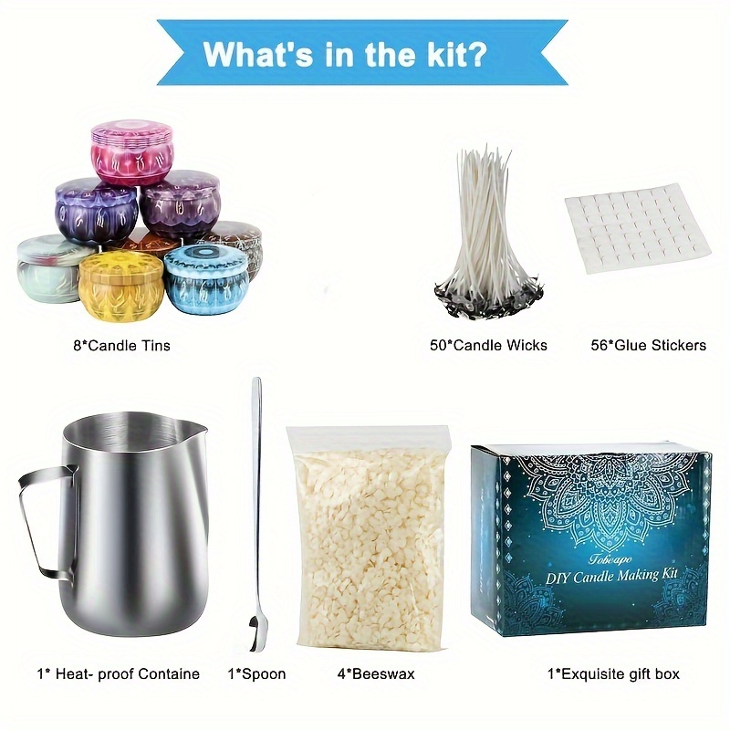 Kit para hacer tus velas de soja – Candle kit en 2023